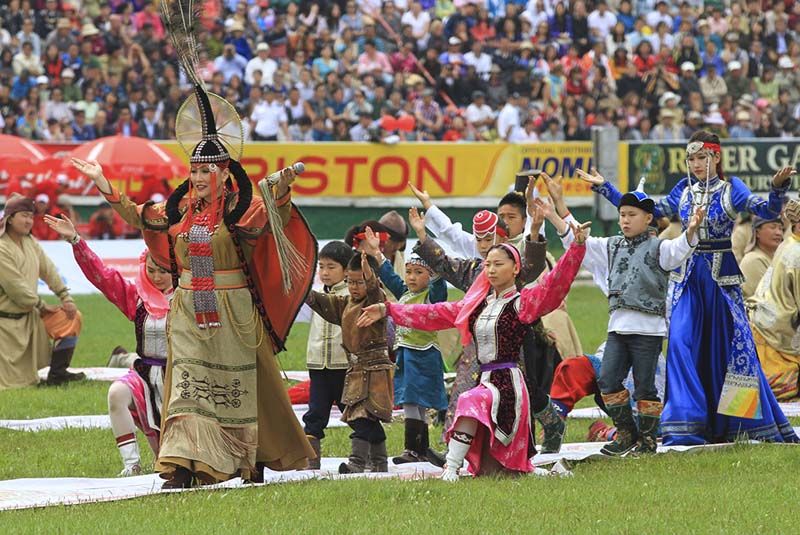 naadam festival opening mongolia 